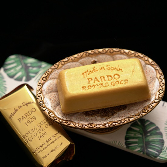 Натуральное мыло Pardo Royal Gold 1929 – роскошное очищение с золотым сиянием 100 г