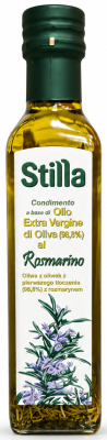 Оливковое масло Extra Virgin с розмарином Stilla Rosmarino 98,8% первого холодного отжима 250 мл