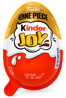 Kinder Joy One Piece Funko — шоколадное яйцо с игрушкой-сюрпризом 20 г