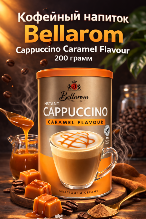 Кофейный напиток Bellarom Cappuccino Caramel Flavour 200 гр