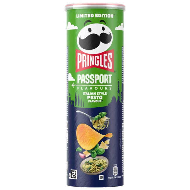 Чипсы Pringles Italian Style Pesto (со вкусом итальянского песто) 165г