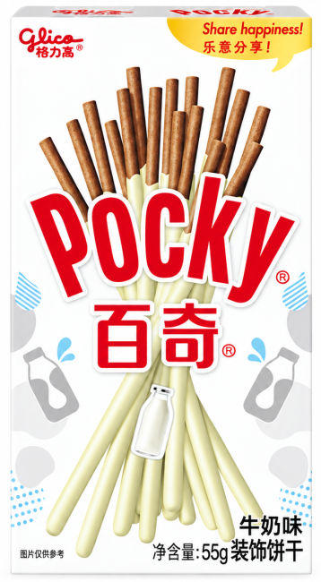 Бисквитные палочки Pocky Milk с молочной глазурью 55 г