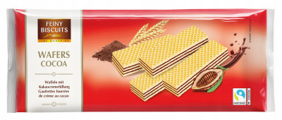Вафли Feiny Biscuits с какао начинкой 250 гр