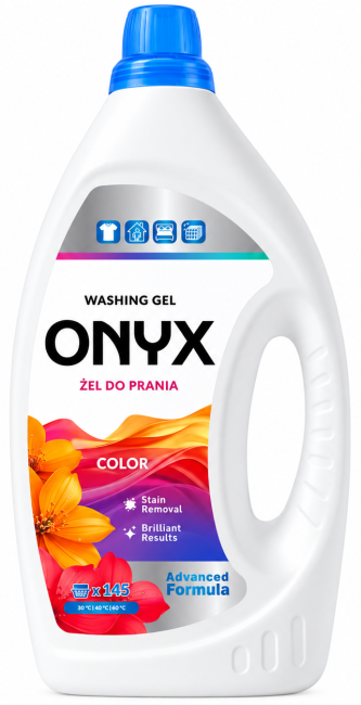Гель для стирки ONYX Color 4,64 л для цветного белья, 145 стирок
