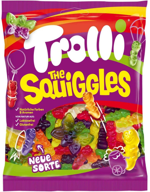 Жевательный мармелад Trolli The Squiggles в форме забавных букашек 150 г