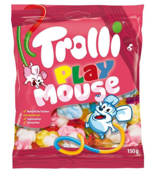 Конфеты жевательные Trolli (Игрушечные мышата) 150 г