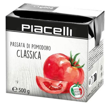 Томатное пюре Piacelli из спелых итальянских помидоров 500 г