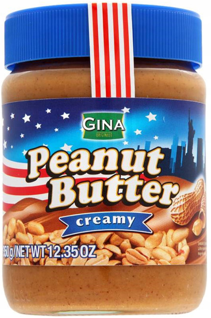 Арахисовая паста Gina Peanut Butter Creamy 350 г Арахисовая паста Gina Peanut Butter Creamy 350 г