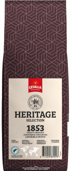 Кофе в зернах Gevalia Heritage Selection 1853 1 кг – 100% Arabica, темная обжарка, премиальный вкус
