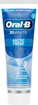 Отбеливающая зубная паста Oral-B 3D White Arctic Fresh 75 мл