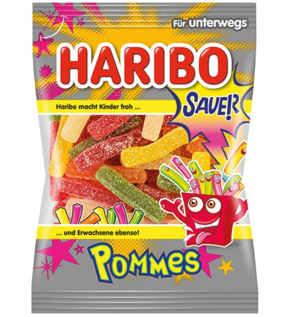 Жевательный мармелад Haribo Кислый Картофель Фри 175 г
