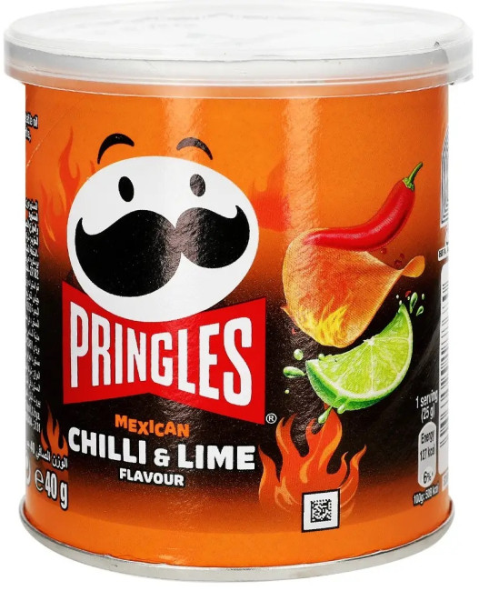 Картофельные чипсы с чили и лаймом Pringles Mexican Chilli & Lime чипсы 40 г 